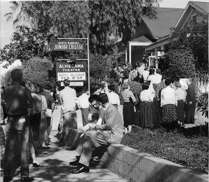 Registration at SBCC ca. 1952